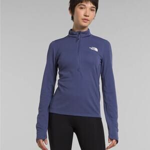 THE NORTH FACE WOMEN'S SUNRISER ¼-ZIP Cave Blue Size Small